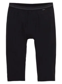 BURTON MID-WEIGHT SHANT BASE LAYER PANTS True Black