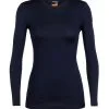 ICEBREAKER WOMEN'S OASIS LS CREWE Midnight Navy -Snow Kleding Verkoopwinkel 104375423 1 1
