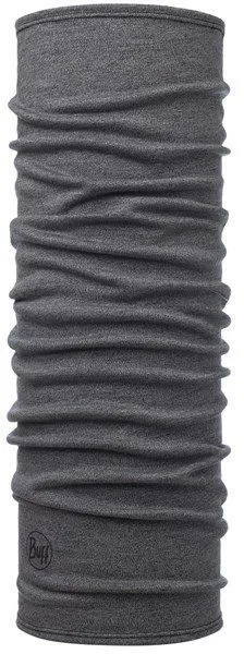 BUFF MIDWEIGHT MERINO WOOL Light Grey Melange