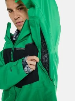 BURTON MEN'S PILLOWLINE GORE-TEX 2L JACKET Clover Green -Snow Kleding Verkoopwinkel 22813101300 8