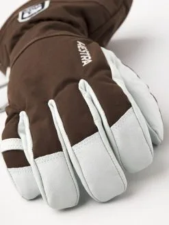 HESTRA ARMY LEATHER HELI SKI 5 Finger Espresso -Snow Kleding Verkoopwinkel 30570 780 2 1