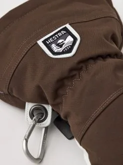 HESTRA ARMY LEATHER HELI SKI 5 Finger Espresso -Snow Kleding Verkoopwinkel 30570 780 3 1