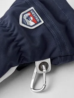 HESTRA ARMY LEATHER HELI SKI 3-finger Navy -Snow Kleding Verkoopwinkel 30572 280 2