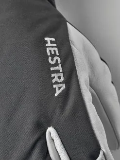 HESTRA ARMY LEATHER HELI SKI 3-finger Grey -Snow Kleding Verkoopwinkel 30572 350 5
