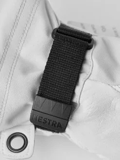 HESTRA HELI SKI FEMALE 5-finger Pale Grey / Offwhite -Snow Kleding Verkoopwinkel 30610 310020 5