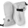 HESTRA ARMY LEATHER HELI SKI FEMALE MITT Pale Grey / Offwhite