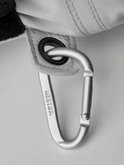 HESTRA ARMY LEATHER HELI SKI FEMALE MITT Pale Grey / Offwhite -Snow Kleding Verkoopwinkel 30611 310020 3