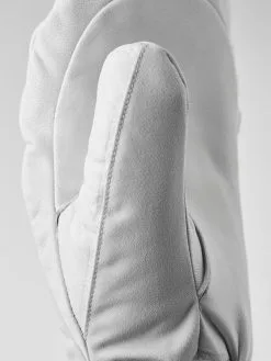 HESTRA ARMY LEATHER HELI SKI FEMALE MITT Pale Grey / Offwhite -Snow Kleding Verkoopwinkel 30611 310020 8