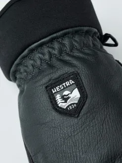 HESTRA ARMY LEATHER WOOL TERRY Grey Black -Snow Kleding Verkoopwinkel 30800 350100 3 1