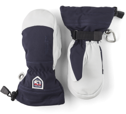 HESTRA ARMY LEATHER HELI SKI JR MITT Navy