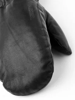 HESTRA LEATHER SWISSWOOL CLASSIC MITT Black -Snow Kleding Verkoopwinkel 495 a3fe779205 30761 100 2 original