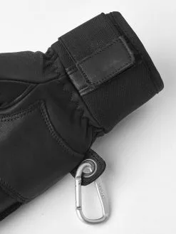 HESTRA LEATHER FALL LINE 3-FINGER Black -Snow Kleding Verkoopwinkel 518 0382c229cc 31472 100 5 original