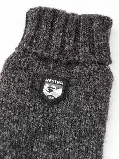HESTRA BASIC WOOL GLOVE Charcoal -Snow Kleding Verkoopwinkel 63660 390 2 1