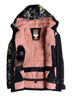 ROXY TORAH BRIGHT SNOWFLAKE JACKET Torah's Roses -Snow Kleding Verkoopwinkel erjtj03163 torahbrightsnowflakejk v kvj1 bck3