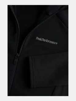 PeakPerformance PEAK PERFORMANCE WOMEN'S VERTICAL MID ZIP JACKET Black -Snow Kleding Verkoopwinkel g66701013 050 detail1