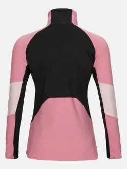 PeakPerformance PEAK PERFORMANCE WOMEN'S VERTICAL MID ZIP JACKET Frosty Rose -Snow Kleding Verkoopwinkel g66701013 53a back