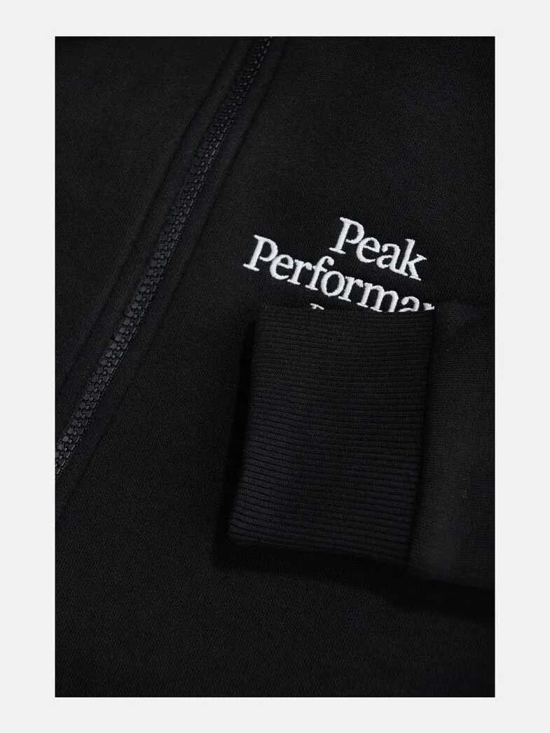 PeakPerformance PEAK PERFORMANCE WOMEN'S ORIGINAL ZIP HOOD Black 8 PeakPerformance PEAK PERFORMANCE WOMEN'S ORIGINAL ZIP HOOD Black - Afbeelding 6