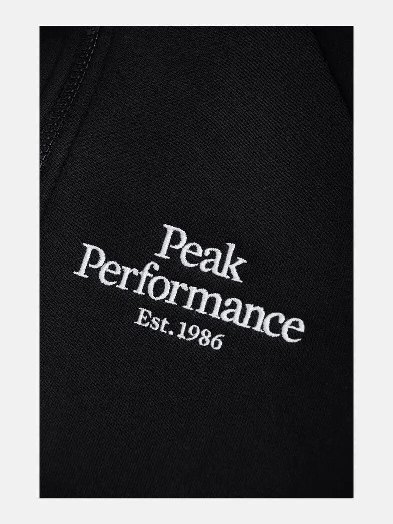 PeakPerformance PEAK PERFORMANCE WOMEN'S ORIGINAL ZIP HOOD Black 6 PeakPerformance PEAK PERFORMANCE WOMEN'S ORIGINAL ZIP HOOD Black - Afbeelding 4