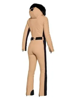 GOLDBERGH PARRY JUMPSUIT Faux Fur Latte -Snow Kleding Verkoopwinkel ipstqeac