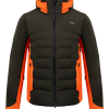 KJUS MEN'S GREEN LINE JACKET Dark Olive/Kjus Orange