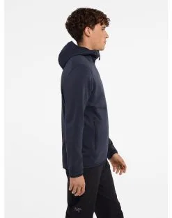 ARC'TERYX KYANITE AR HOODY MEN'S Black Sapphire -Snow Kleding Verkoopwinkel kyanite ar hoody black sapphire side view right