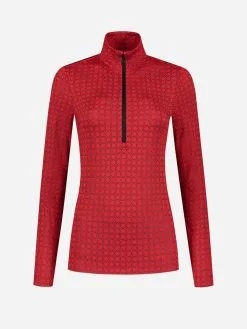 NIKKIE YENTHE SKI PULLY Rough Red