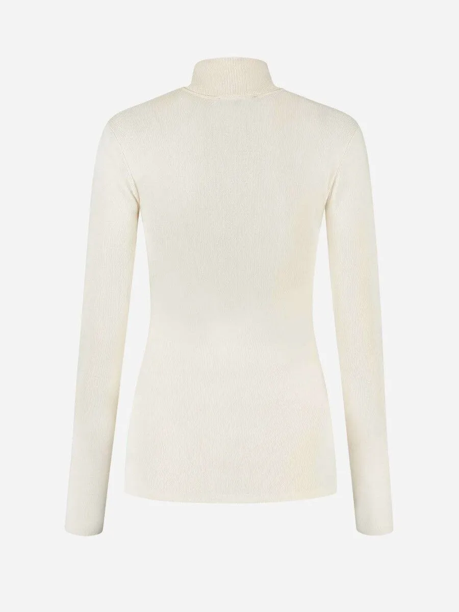 NIKKIE JOLI SKI TURTLE NECK Cream 4 NIKKIE JOLI SKI TURTLE NECK Cream - Afbeelding 2