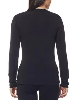 ICEBREAKER WOMEN'S OASIS LONG SLEEVE SCOOP Black -Snow Kleding Verkoopwinkel oasis scoop 3