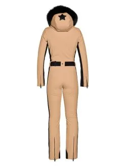 GOLDBERGH PARRY JUMPSUIT Faux Fur Latte -Snow Kleding Verkoopwinkel okdsxuie