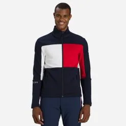 TOMMY HILFIGER X ROSSIGNOL GLOBAL STRIPE FULL ZIP Sky Captain