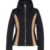 GOLDBERGH CLASSY JACKET Black Latte -Snow Kleding Verkoopwinkel s3wsggpg