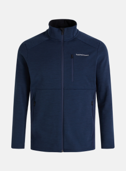 PeakPerformance PEAK PERFORMANCE VERTICAL MID ZIP JACKET MEN Blue Shadow