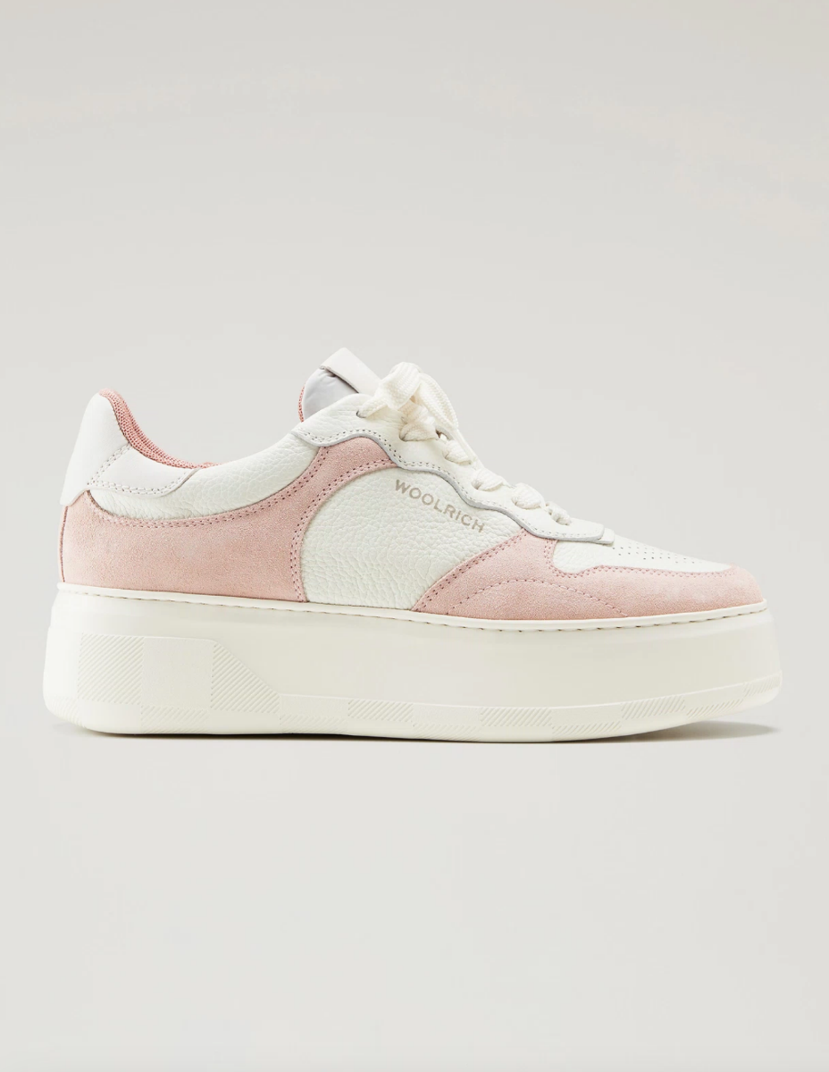 WOOLRICH CHUNKY COURT White Pink 3 WOOLRICH CHUNKY COURT White Pink