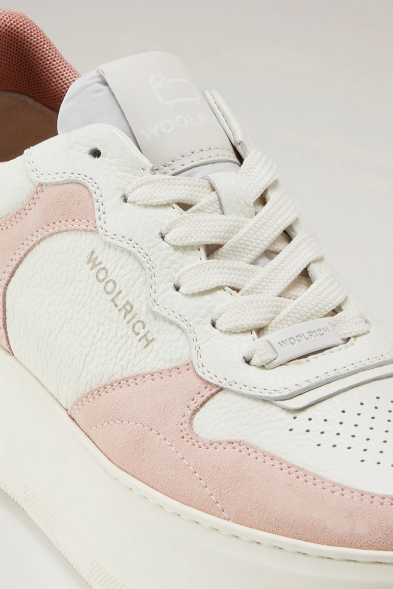 WOOLRICH CHUNKY COURT White Pink 5 WOOLRICH CHUNKY COURT White Pink - Afbeelding 3