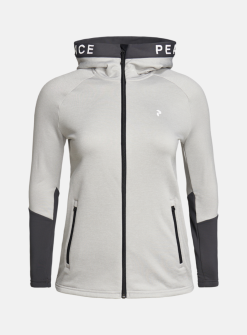 PeakPerformance PEAK PERFORMANCE WOMEN'S RIDER ZIP HOOD Med Grey Melange / Motion Grey