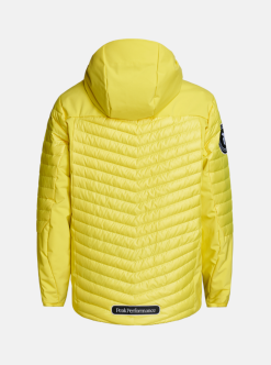 PeakPerformance PEAK PERFORMANCE MEN'S VERTIX DOWN JACKET PATCH Citrine -Snow Kleding Verkoopwinkel schermafbeelding 2021 11 16 om 17.26.17
