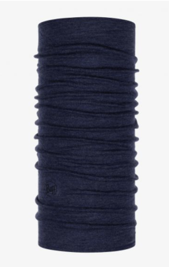 BUFF MIDWEIGHT MERINO WOOL Melange Night Blue