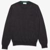 LACOSTE TRUI HEREN RONDE HALS MERINOWOL Grijs -Snow Kleding Verkoopwinkel schermafbeelding 2022 08 09 om 12.37.35
