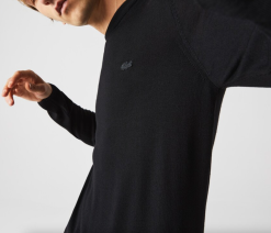 LACOSTE TRUI HEREN RONDE HALS MERINOWOL Zwart -Snow Kleding Verkoopwinkel schermafbeelding 2022 08 09 om 12.51.10