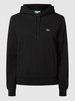 LACOSTE SWEATHSHIRT MET HOOD Black