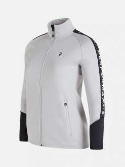 PeakPerformance PEAK PERFORMANCE WOMEN'S RIDER ZIP JACKET Med Grey Melange -Snow Kleding Verkoopwinkel schermafbeelding 2022 08 31 om 13.01.07