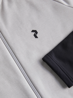 PeakPerformance PEAK PERFORMANCE MEN'S RIDER ZIP JACKET Med Grey Melange -Snow Kleding Verkoopwinkel schermafbeelding 2022 09 10 om 12.38.33