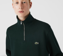LACOSTE TRUI MET OPSTAANDE KRAAG EN RITS Green -Snow Kleding Verkoopwinkel schermafbeelding 2022 09 16 om 12.32.14