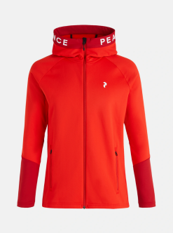 PeakPerformance PEAK PERFORMANCE M RIDER ZIP HOOD Racing Red / The Alpine