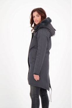 AIRFORCE DOUBLE ZIP FISHTAIL PARKA Gun Metal -Snow Kleding Verkoopwinkel schermafbeelding 2022 09 30 om 12.06.40