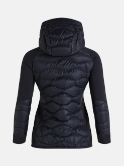 PeakPerformance PEAK PERFORMANCE HELIUM HYBRID DOWN HOOD JACKET WOMEN Black -Snow Kleding Verkoopwinkel schermafbeelding 2022 10 03 om 13.11.15