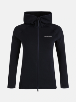 PeakPerformance PEAK PERFORMANCE CHILL ZIP HOOD WOMEN Black