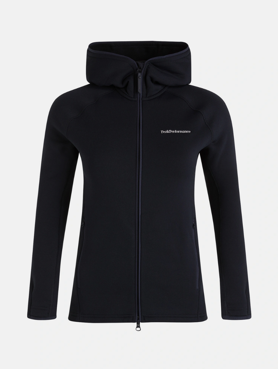 PeakPerformance PEAK PERFORMANCE CHILL ZIP HOOD WOMEN Black 3 PeakPerformance PEAK PERFORMANCE CHILL ZIP HOOD WOMEN Black