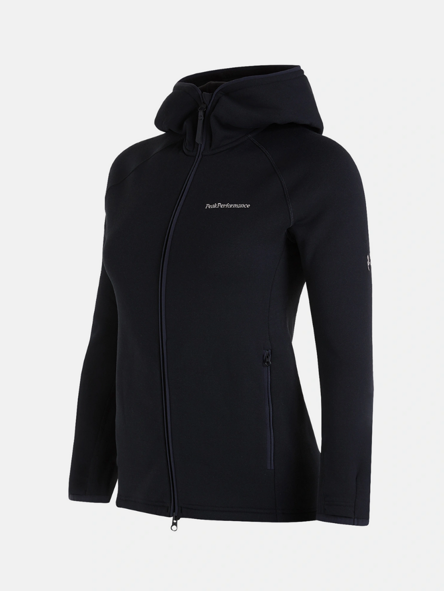 PeakPerformance PEAK PERFORMANCE CHILL ZIP HOOD WOMEN Black 5 PeakPerformance PEAK PERFORMANCE CHILL ZIP HOOD WOMEN Black - Afbeelding 3