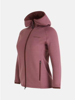 PeakPerformance PEAK PERFORMANCE CHILL ZIP HOOD WOMEN Rose Brown / Sapote -Snow Kleding Verkoopwinkel schermafbeelding 2022 10 11 om 10.10.14